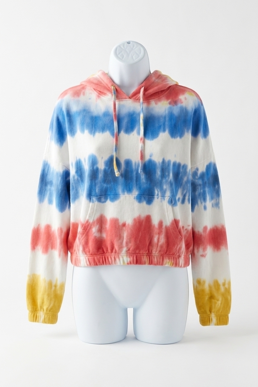 NEW BEACH RIOT bryce hoodie in primary dip dye